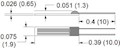 .008" (0.2) Platinum clad Nickel
